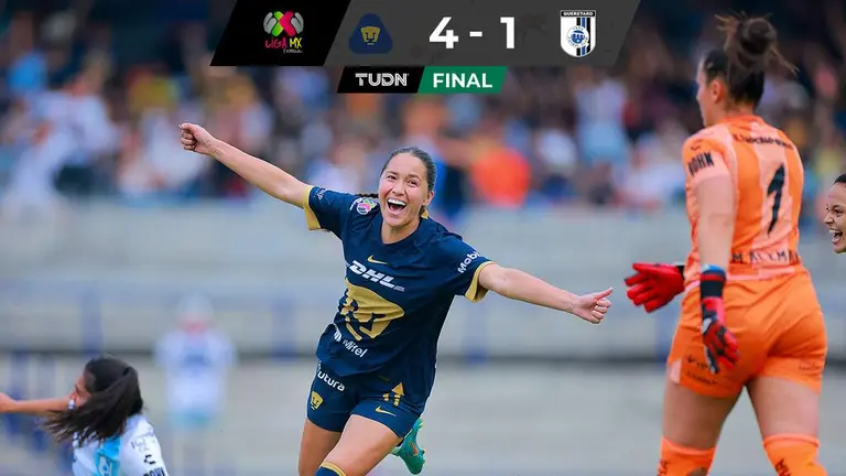 Pumas Vence Por 4 1 A Querétaro Y Se Mete A Liguilla De La Liga Mx Femenil Tudn Liga Mx 9972