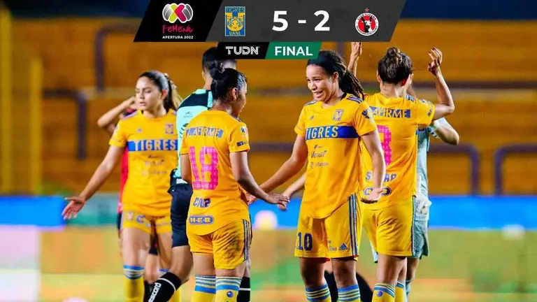 Tigres Aplasta A Xolos Y Finaliza En Tercer Lugar De La Liga Mx Femenil Tudn Liga Mx Femenil