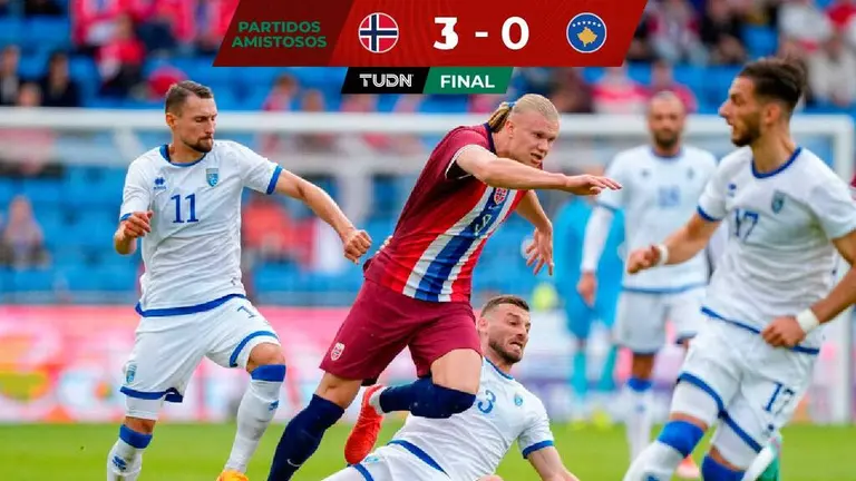 La Norvège, grâce à un triplé d’Erling Haaland, bat le Kosovo |  TUDN Matches amicaux internationaux UEFA