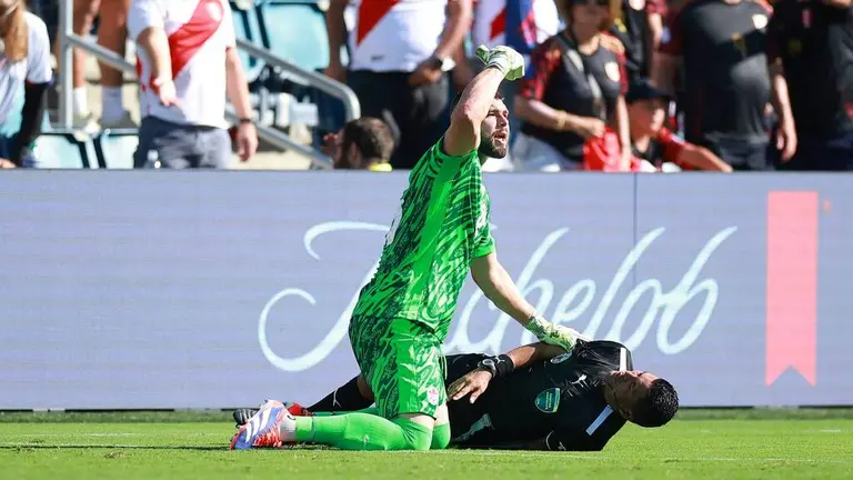 Despensa América 2024: avaliador peruviano desmaia vs.  Canadá no meio do jogo |  TUDN Peru x Canadá