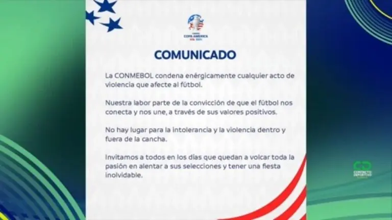 Conmebol Condena Cualquier Acto De Violencia Tudn Copa Am Rica Tudn