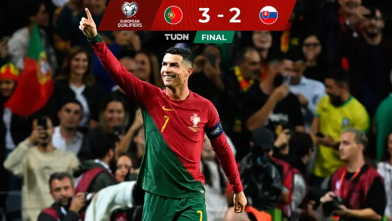 Cristiano Brilla Con Doblete Para Calificar A Portugal A La Euro 2024 Tudn Fútbol Tudn 1080