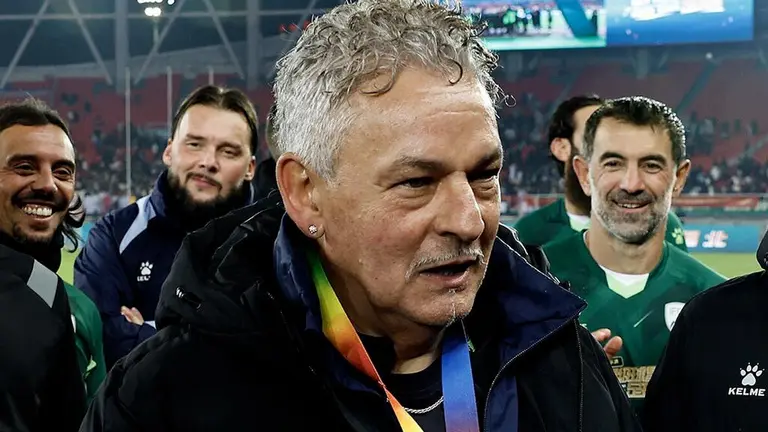 La légende Roberto Baggio est kidnappé lors du match Espagne contre.  Italie à partir de l’Euro 2024 |  TUDN Euro 2024 Équipes Équipe nationale d’Italie