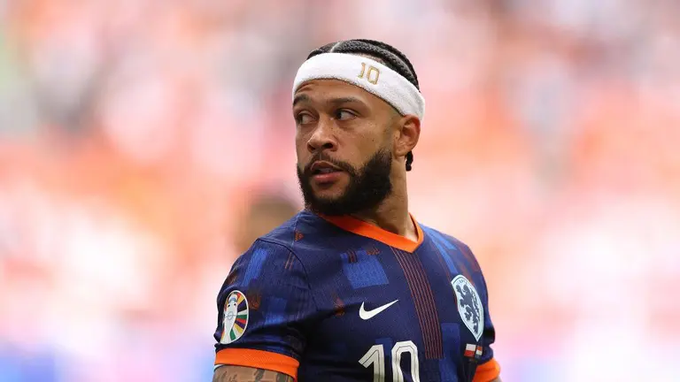 L’elastico per capelli indossato da Memphis Depay a Euro 2024 fa scalpore in Olanda |  TUDN Euro 2024 Squadre nazionali olandesi