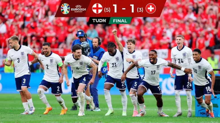 Inglaterra Vence A Suiza En Penales Y Est En Las Semifinales De La Eurocopa Tudn Inglaterra