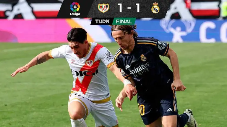 Rayo Vallecano arrête le Real Madrid et remporte le match nul |  TUDN La Liga