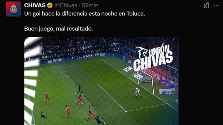 Chivas se siente perjudicado en juego ante Toluca