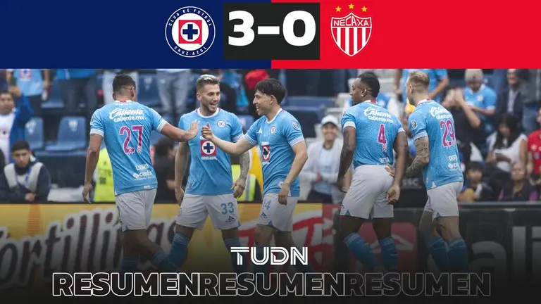 Cruz Azul thrashes Necaxa and goes to the FIFA Date as leader of the Apertura 2024 | TUDN Liga MX