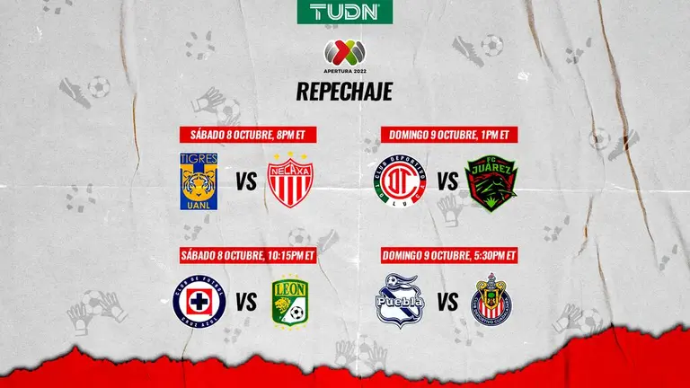 ¿Cuándo Se Juega El Repechaje De La Liguilla Apertura 2022? Horarios ...