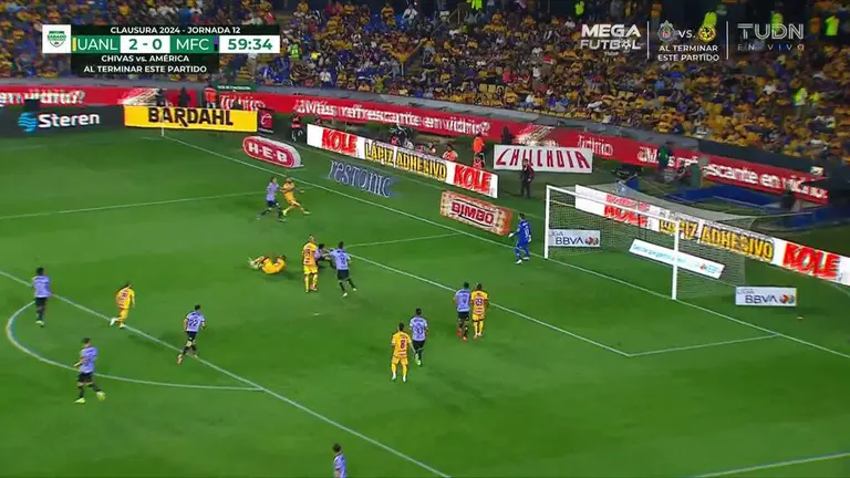 Goool Marcelo Flores Anota Para Tigres Tudn Liga Mx Tudn