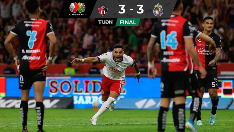 Resumen | Atlas Y Chivas Reparten Puntos En Una Fiesta De Goles | TUDN ...