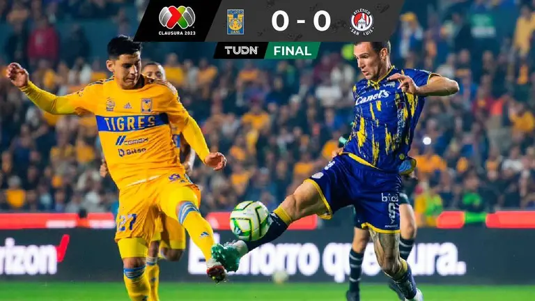 Tigres Vs. Atlético De San Luis EN VIVO En La Liga MX: Minuto A Minuto ...