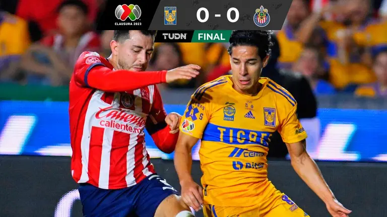 Tigres Vs Chivas Final De Ida De Liga Mx Resultado Jugadas Y Resumen Tudn Liga Mx Tudn 