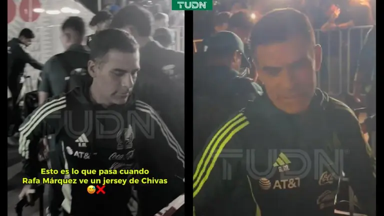 Rafa Márquez refuses to sign Chivas shirt upon arrival of the Mexican National Team in Guadalajara | TUDN Selection MX