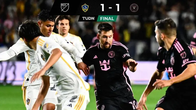 Messi scores his first goal of the season to rescue Inter Miami against the Galaxy |  TUDN MLS