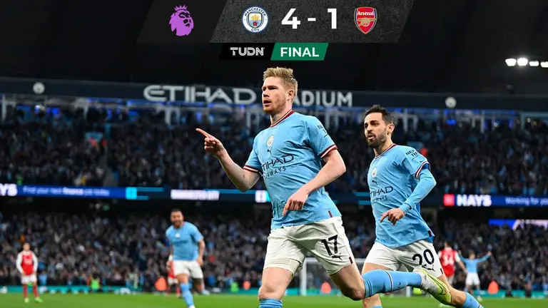 Manchester City Golea 4-1 Al Arsenal Y Apunta A Ganar La Premier League ...