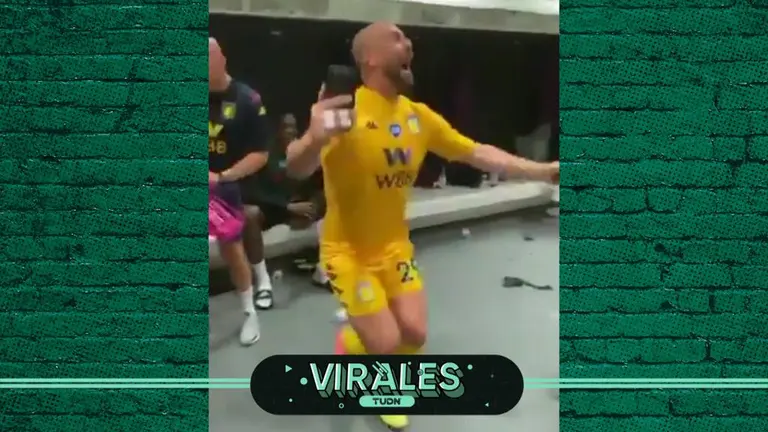 Pepe Reina Festeja Con La Bamba Salvaci N De Aston Villa Tudn Premier