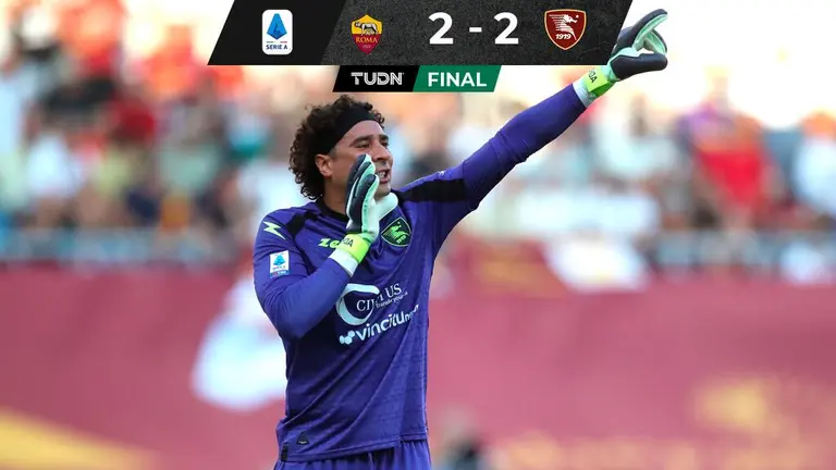 ¿error De Guillermo Ochoa Salernitana Ve Frustrada Su Victoria Contra Roma Tudn Serie A Tudn 