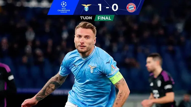 UEFA Champions League : la Lazio bat le Bayern Munich 1-0  TUDN Ligue des Champions de l’UEFA