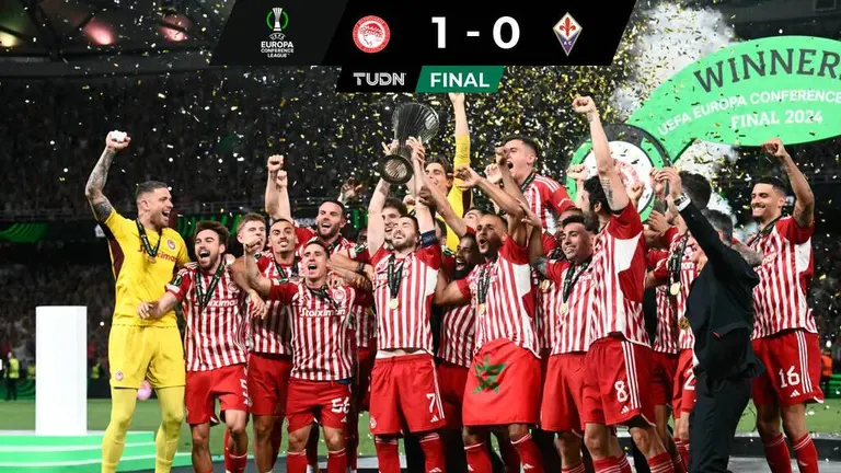 UEFA Conference League: Olympiakos wird Meister mit einem schmerzhaften Tor gegen Fiorentina |  TUDN UEFA Europa Conference League