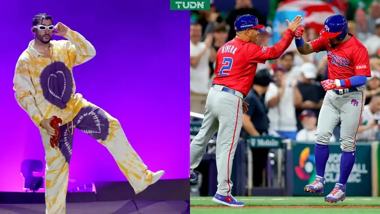 Bad Bunny Festeja La Victoria De Puerto Rico En El Cl Sico Mundial De B Isbol Tudn M S