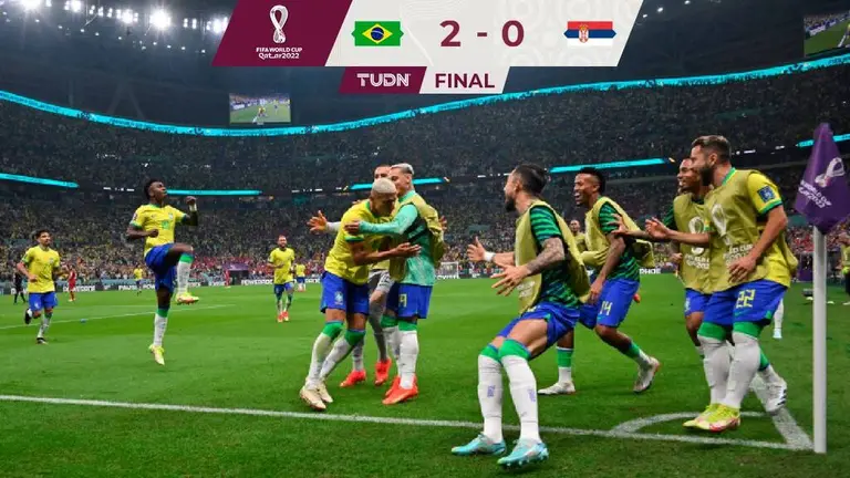 Brasil debuta en el Mundial con triunfo ante Serbia por 2-0