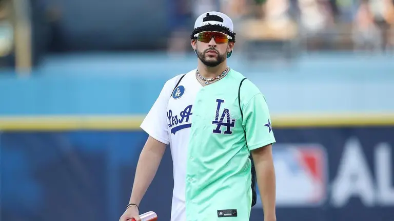 Bad Bunny luce en el Celebrity Game rumbo al MLB All-Star Game 2022, TUDN  MLB