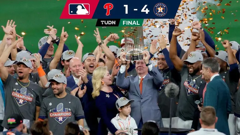 MLB: Houston Astros vence a Philadelphia Phillies y conquista su segunda  Serie Mundial, TUDN MLB