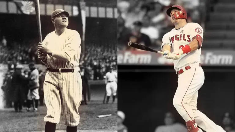 Leyendas vs. Presente Babe Ruth y Mike Trout TUDN MLB TUDN