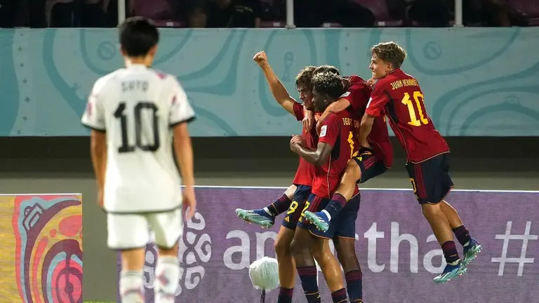 España japón mundial sub 17